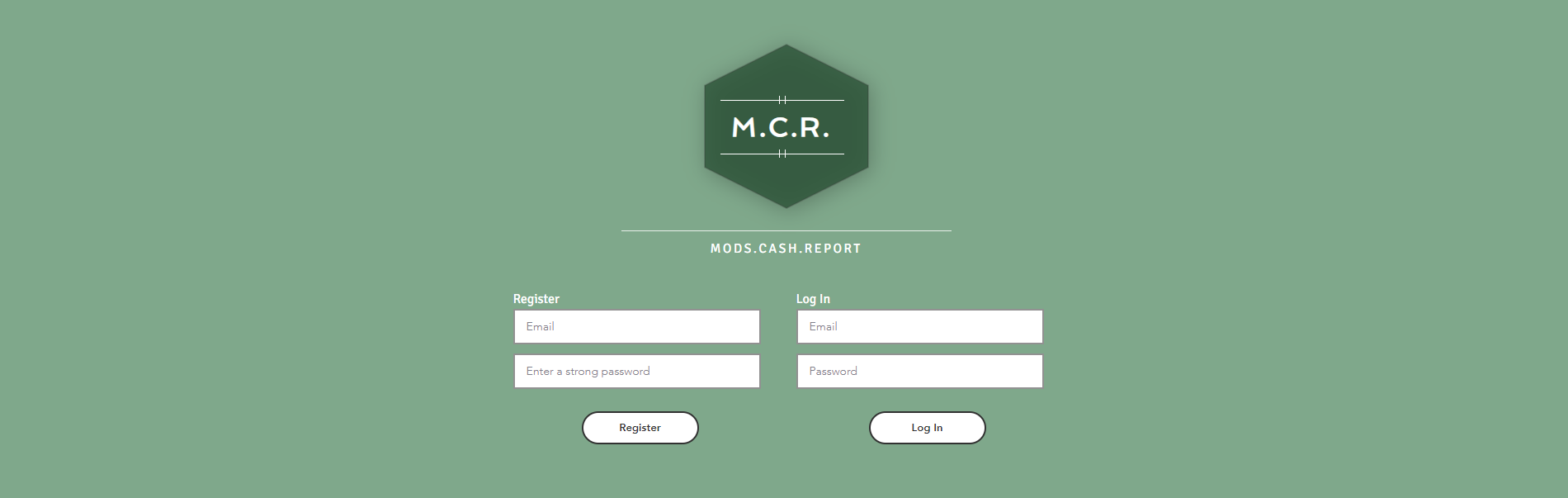 MoDS Cash Report | Joshua Kern Dev